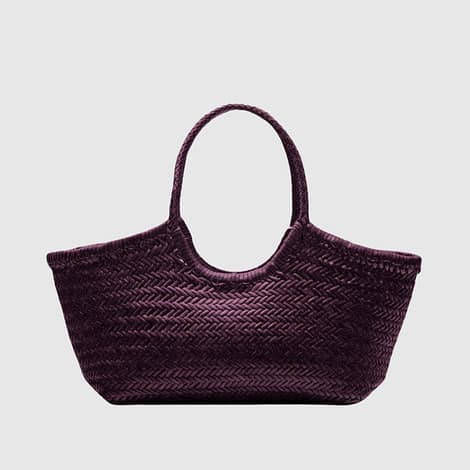 Dragon Diffusion Nantucket Big borsa intrecciata in pelle a mano
