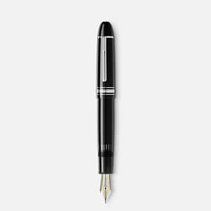 Stilografica Montblanc Meisterstück Platinum-Coated 149 vista frontale con cappuccio