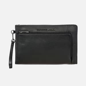 Clutch Roadster Leather Nero - Stile e Funzionalità Porsche Design
