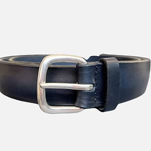 Orciani Cintura Bull Soft in Cuoio Blu - Classico e Versatile