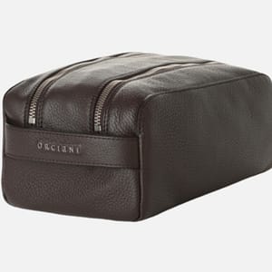 Orciani Micron Beauty Case in Pelle Ebano - Eleganza e Praticità