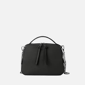 Orciani Mini Bag Chéri Soft in Pelle Nera - Compatta ed Elegante