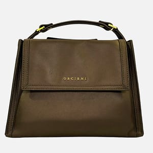 Orciani Borsa Sveva piccola a mano in nappa con tracolla