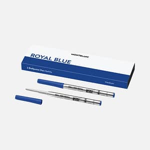 Refill Montblanc per Penna a Sfera Medio, Royal Blue Precisione ed Eleganza
