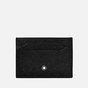 Montblanc - Porta Carte Sartorial 5 Scomparti in Pelle Saffiano Nero
