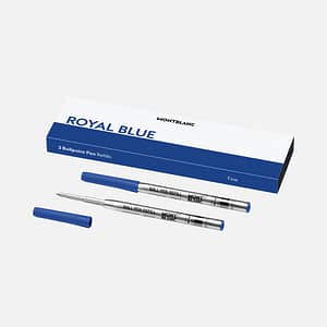 Refill Montblanc per Penna a Sfera Fine, Royal Blue Eleganza e Precisione