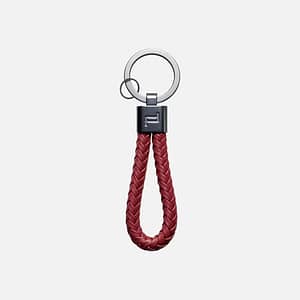 Porsche Design Keyring Leather Cord Red Carmin - Eleganza e Stile