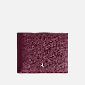 Portafoglio Sartorial 6 Scomparti in Pelle Cassis - Eleganza e Funzionalità