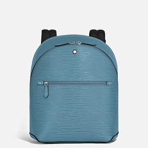 Mini Zaino Meisterstück 4810 in Pelle Smoky Blue - Compatto ed Elegante