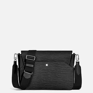 Messenger Bag 4810 Montblanc in Pelle Nera - Compatta e Versatile