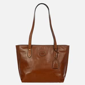 Borsa Shopping Piccola Volterra Tobacco Bric's - Raffinatezza Artigianale