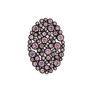 Orecchino Pavè Make Your Jewels Milano Argento Zirconi Rosa Rodio Nero