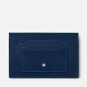 Montblanc Meisterstück Porta Carte 6cc Blu - Stile e Funzionalità