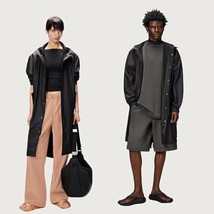 Fishtail Parka Black Rains
