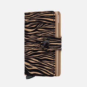 Miniwallet Animalier Secrid Portafoglio Compatto RFID in Pelle Stampa Wild