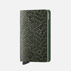 Slimwallet Hexagon Secrid Portafoglio Ultra Sottile RFID con Texture Geometric
