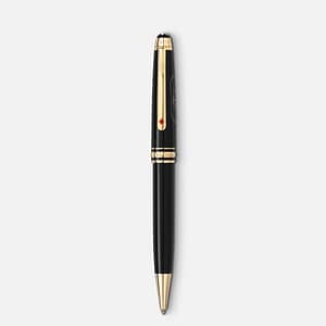 Penna Montblanc Classique 80 Days Sfera vista angolata con finiture dorate