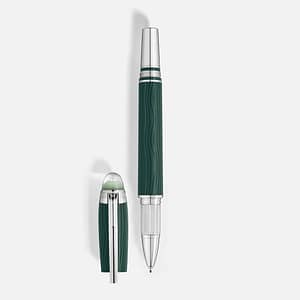 Penna Montblanc StarWalker PolarGreen in resina verde con dettagli platino