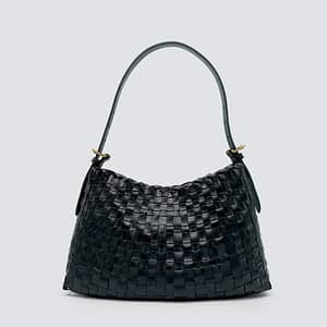 Dragon Diffusion Hobo Salvage – Borsa in pelle intrecciata artigianale