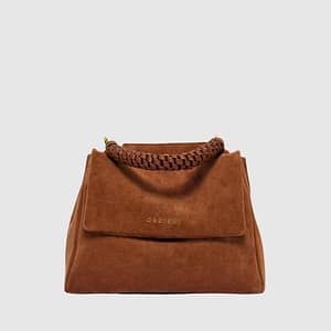 Borsa Orciani Terra di Siena a spalla in pelle Made in Italy