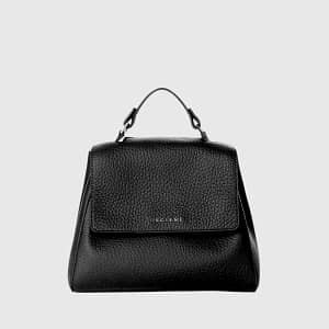 Borsa Orciani Sveva Soft Piccola a mano in pelle con tracolla regolabile B01999