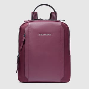Dettaglio tracolla zaino Piquadro donna Circle bordeaux