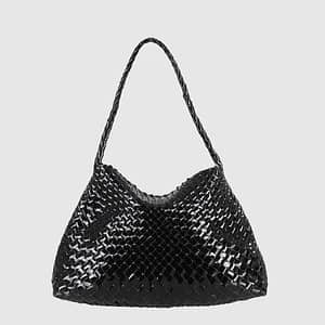 Dragon Diffusion Santa Maria Mini – Borsa compatta in pelle intrecciata