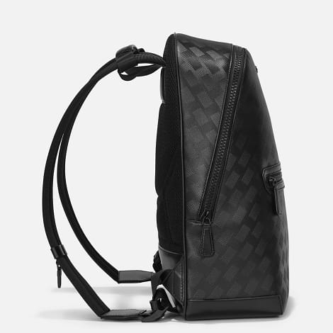 Zaino Montblanc Extreme 3.0 Nero in pelle goffrata con dettagli black metal