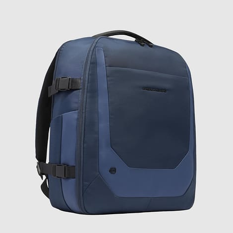 Piquadro zaino porta pc 15,6 da viaggio in tessuto riciclato