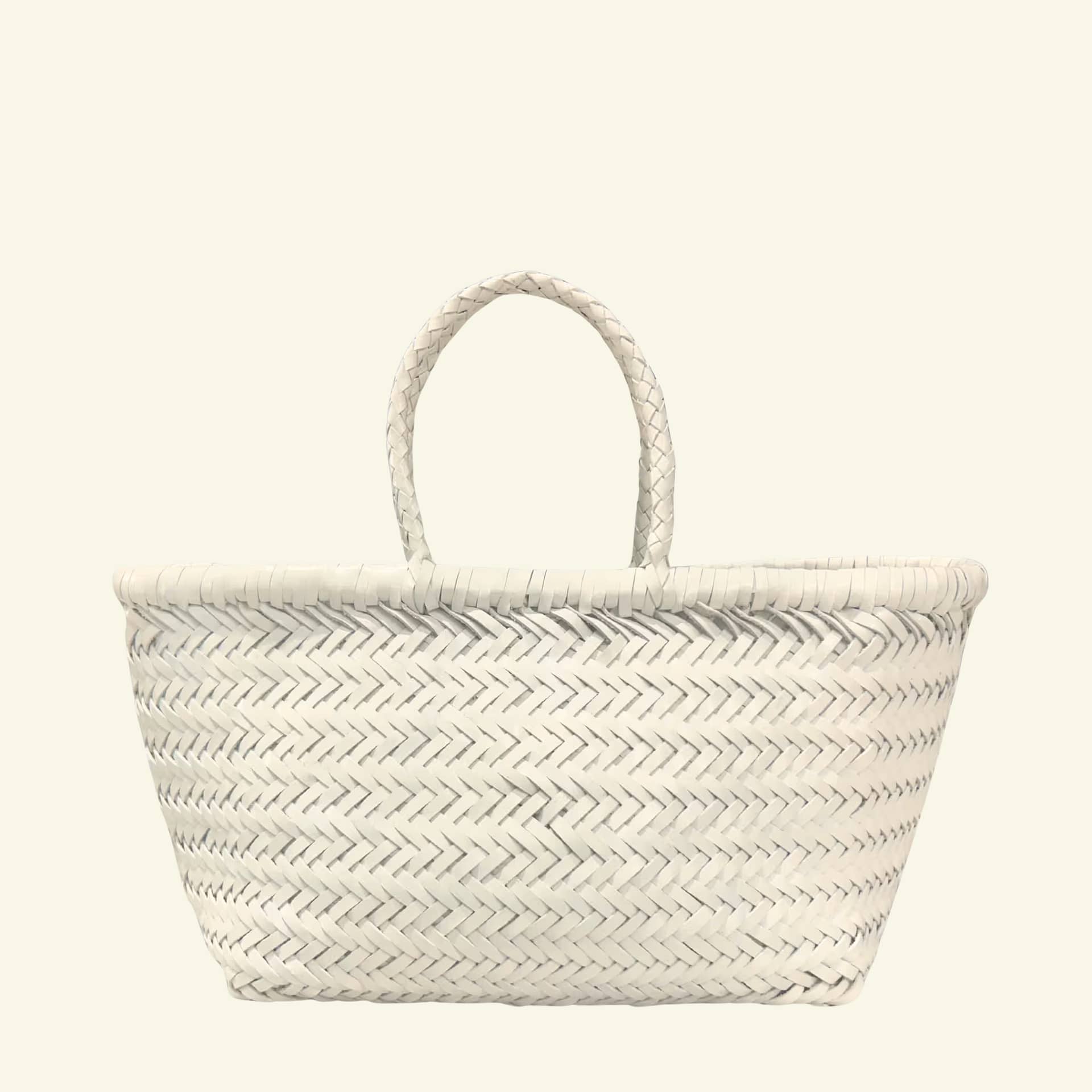 Borsa Dragon Diffusion Triple Jump Small intrecciata in pelle di bufalo