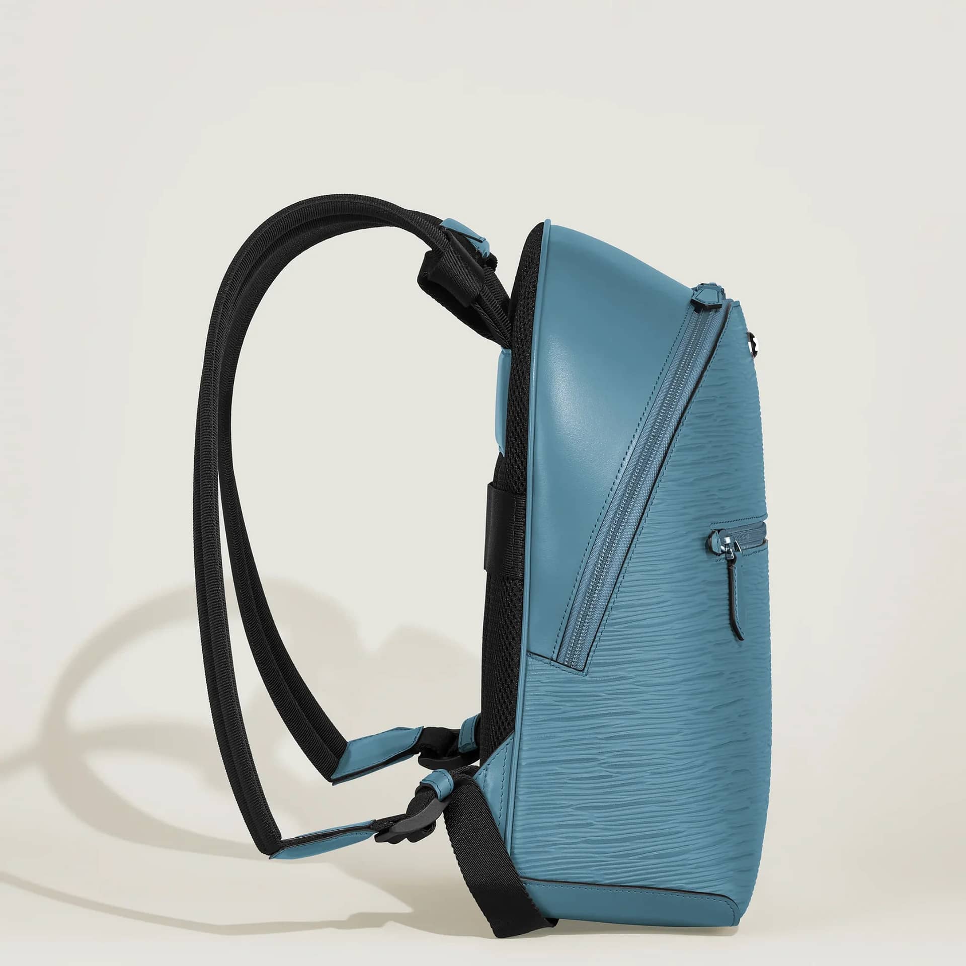 Mini Zaino Montblanc Meisterstück 4810 Smoky Blue in pelle