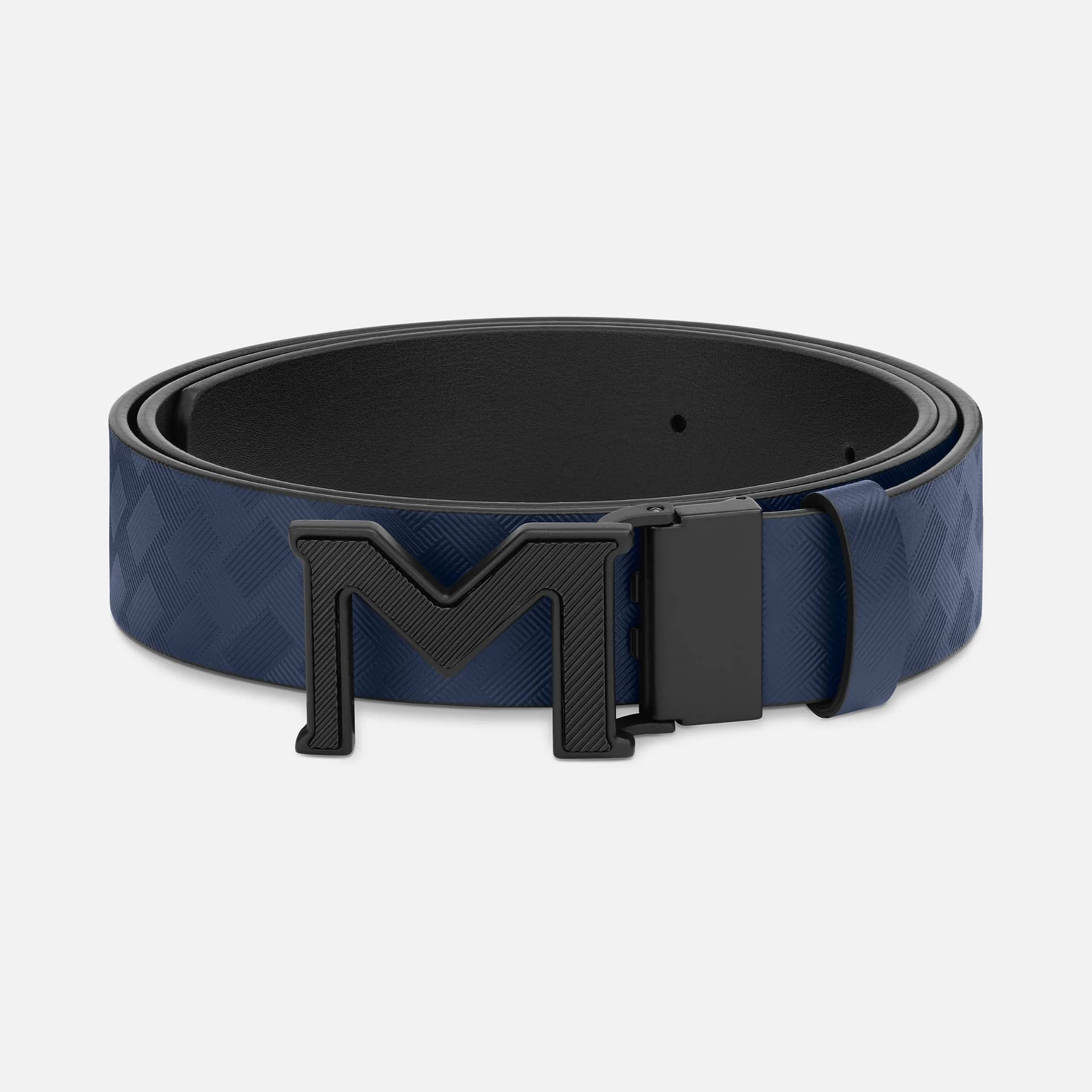 Cintura Montblanc M Buckle Extreme 3.0 Nero/Blu 35 mm